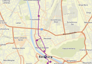 Salzburg Attractions Map